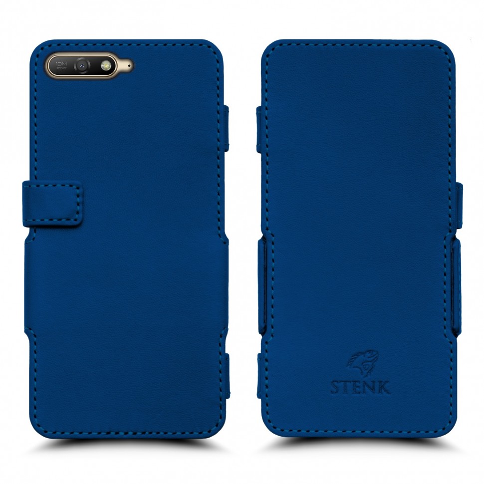 

Чехол книжка Stenk Prime для Huawei Y6 (2018) Синий