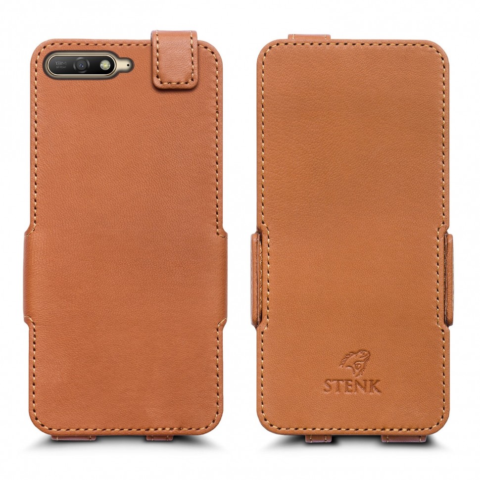 

Чехол флип Stenk Prime для Huawei Y6 (2018) Camel