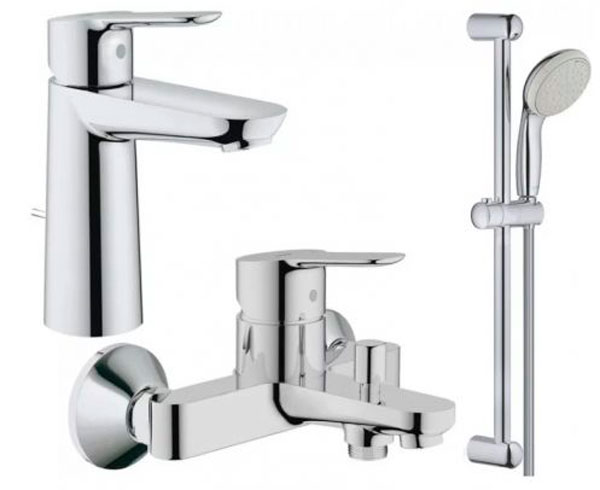 

Набор смесителей для ванны Grohe BauEdge M 3в1 123367M (23758000+32820000+27598001)