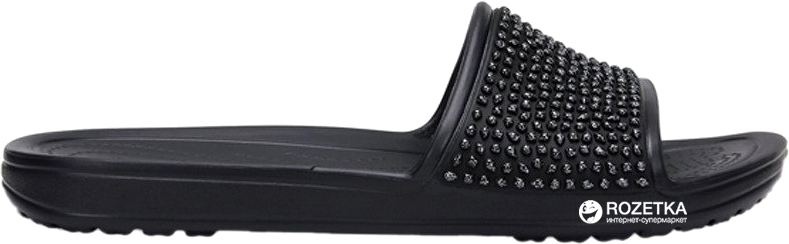 

Шлепанцы Crocs Jibbitz Sloane Embellished Slide W 204691-060-W10 41-42 26.3 см Черные