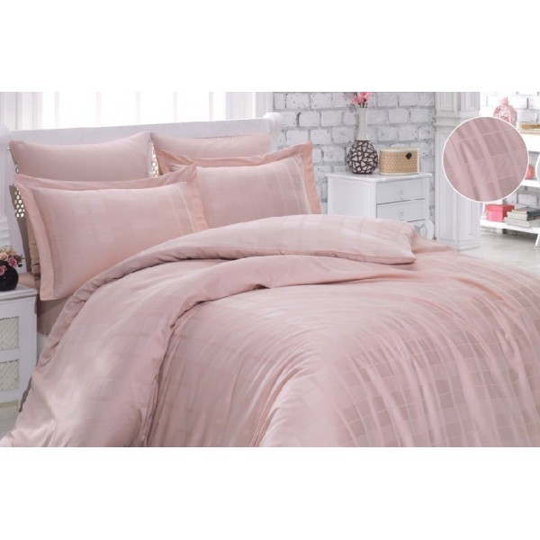 

Комплект постельного белья SoundSleep Kareli сатин-жаккард евро pudra