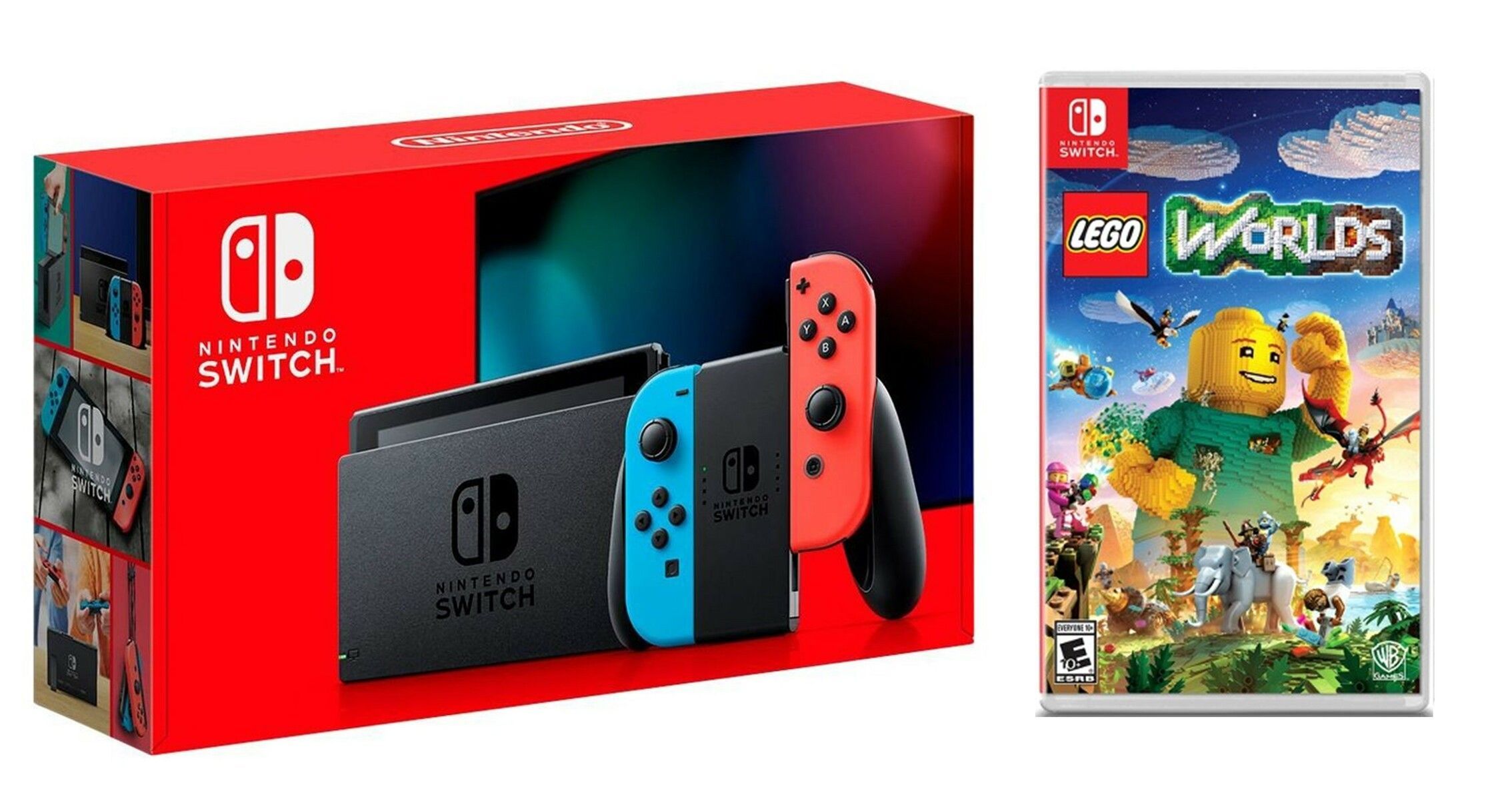 

Nintendo Switch Neon blue/red - Обновлённая версия + Игра Lego Worlds