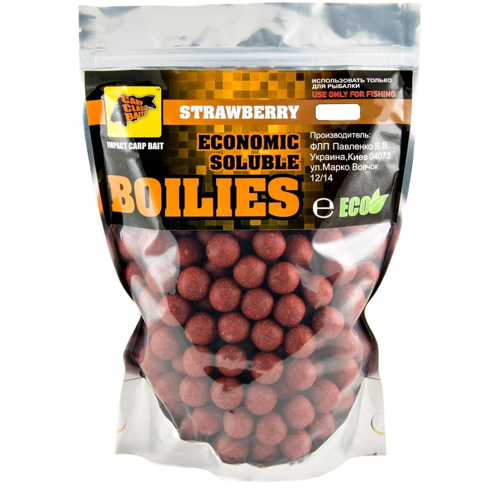

Бойлы CCBaits Economic Soluble Strawberry 20mm 3kg (CCB002598)