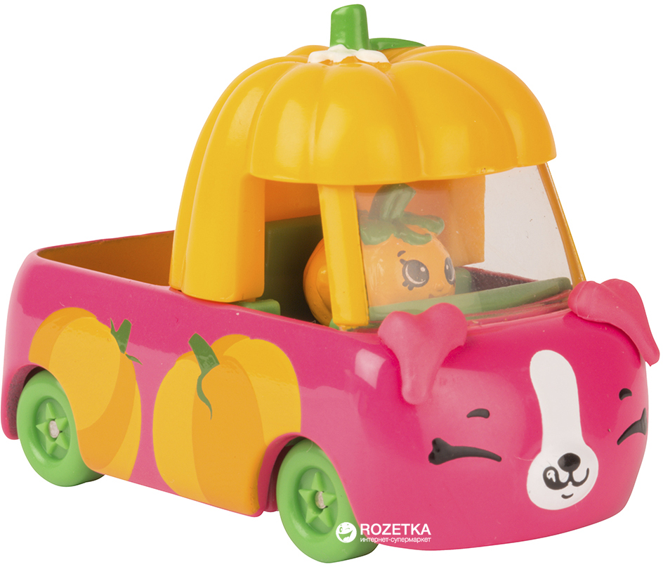 

Мини-машинка Shopkins Cutie Cars S3 Бусик-тыковка с мини-шопкинсом (56734) (6900006490987)