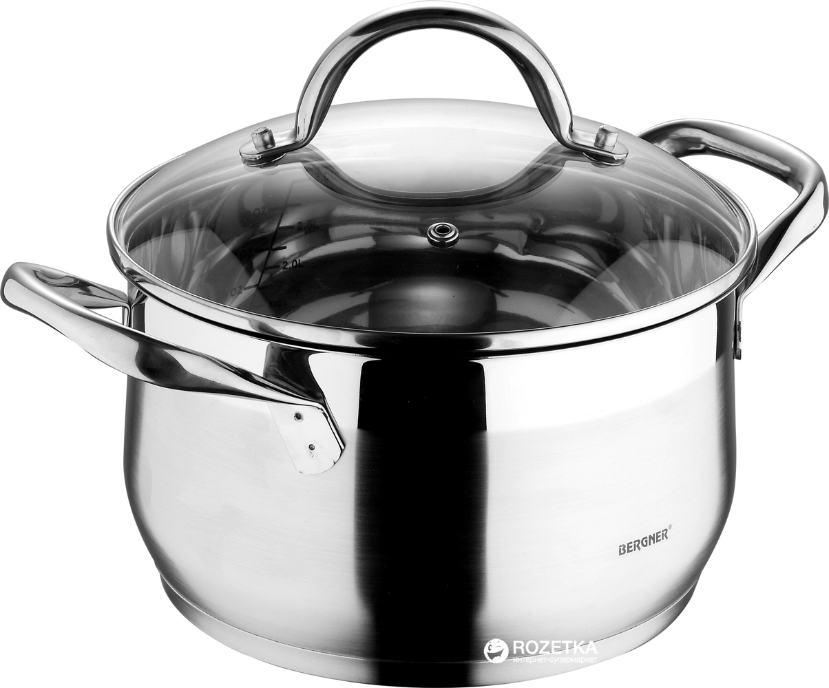 

Кастрюля Bergner Gourmet с крышкой 1.7 л (BG-6506L)