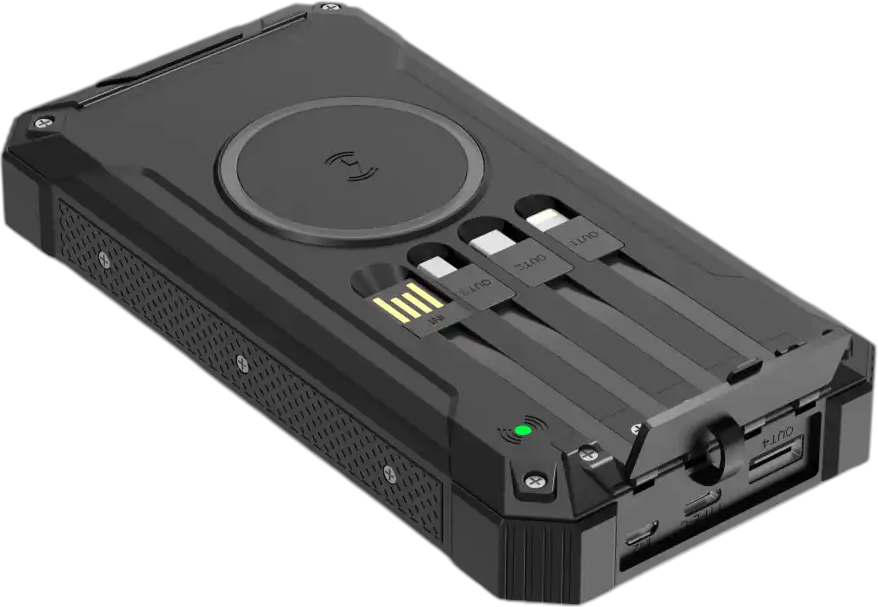 фото Зовнішній акумулятор (павербанк) Denver PSC-20012 20000mAh Black