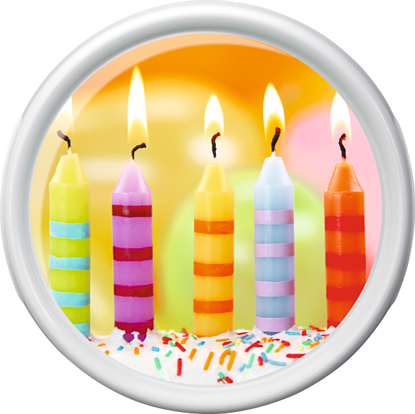 

Поднос Emsa Rotation birthday candles 30см EM512517
