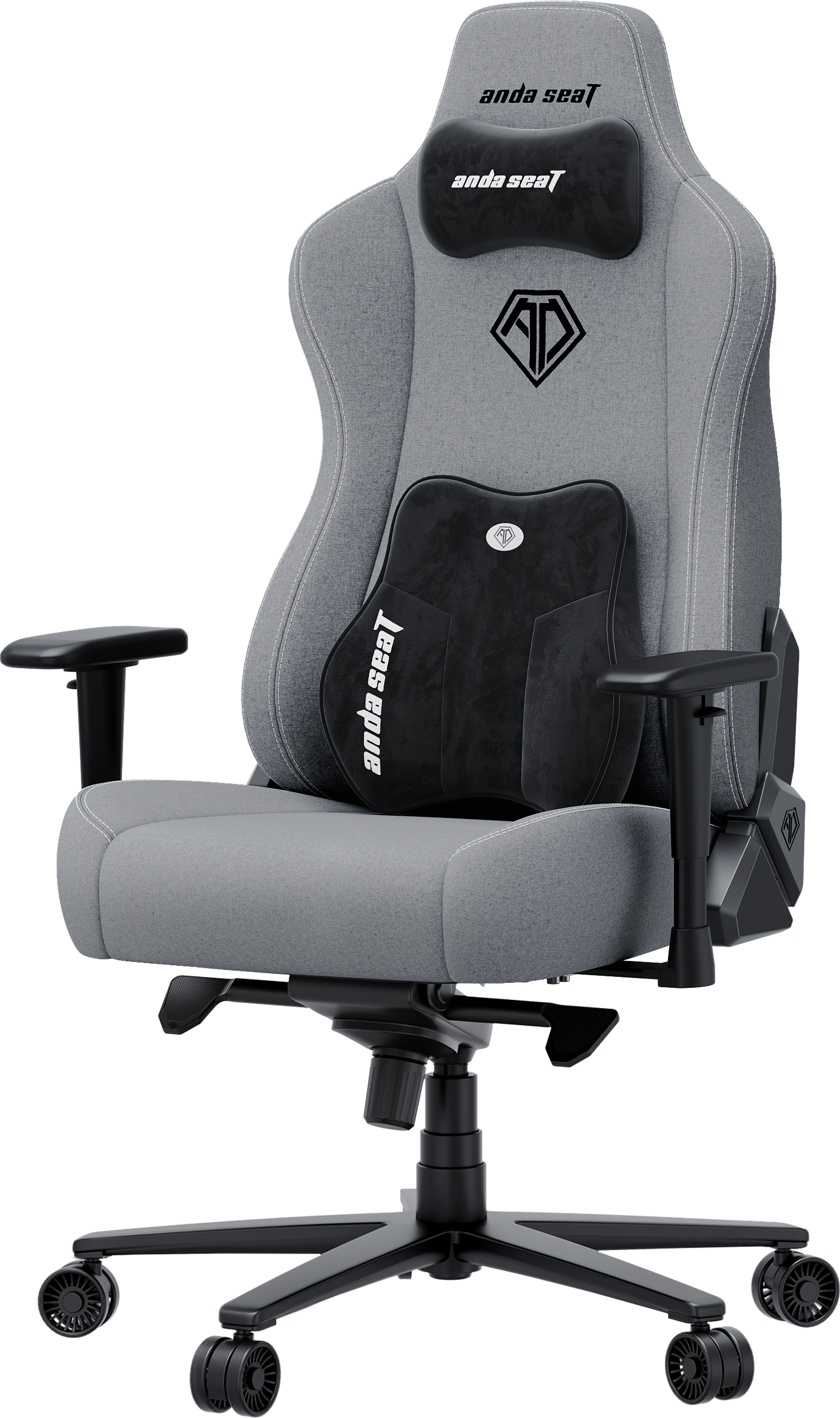 фото Компьютерное кресло для геймера Anda Seat Novis Plus XL Fabric Grey (AD23YC-XL-01-G-F-G04)