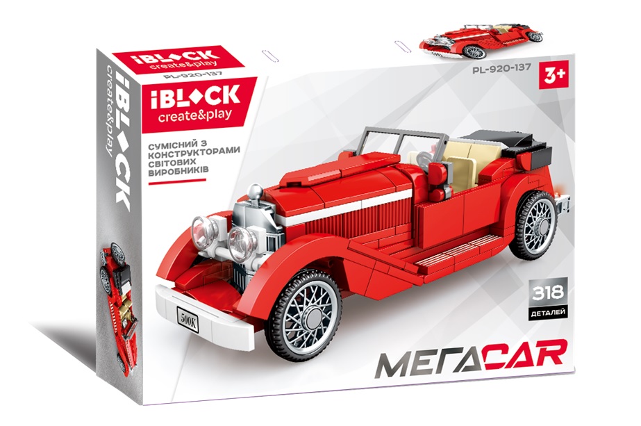 

Конструктор IBLOCK PL-920-137 318 дет., МЕГАCAR, в собран.кор 52 * 37,8 * 26см (2000904495733)