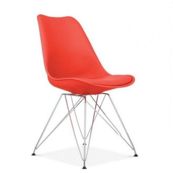 

Стул для кухни, гостиной с подушкой кожзам металл/пластик Тауэр С Group SDM Красный