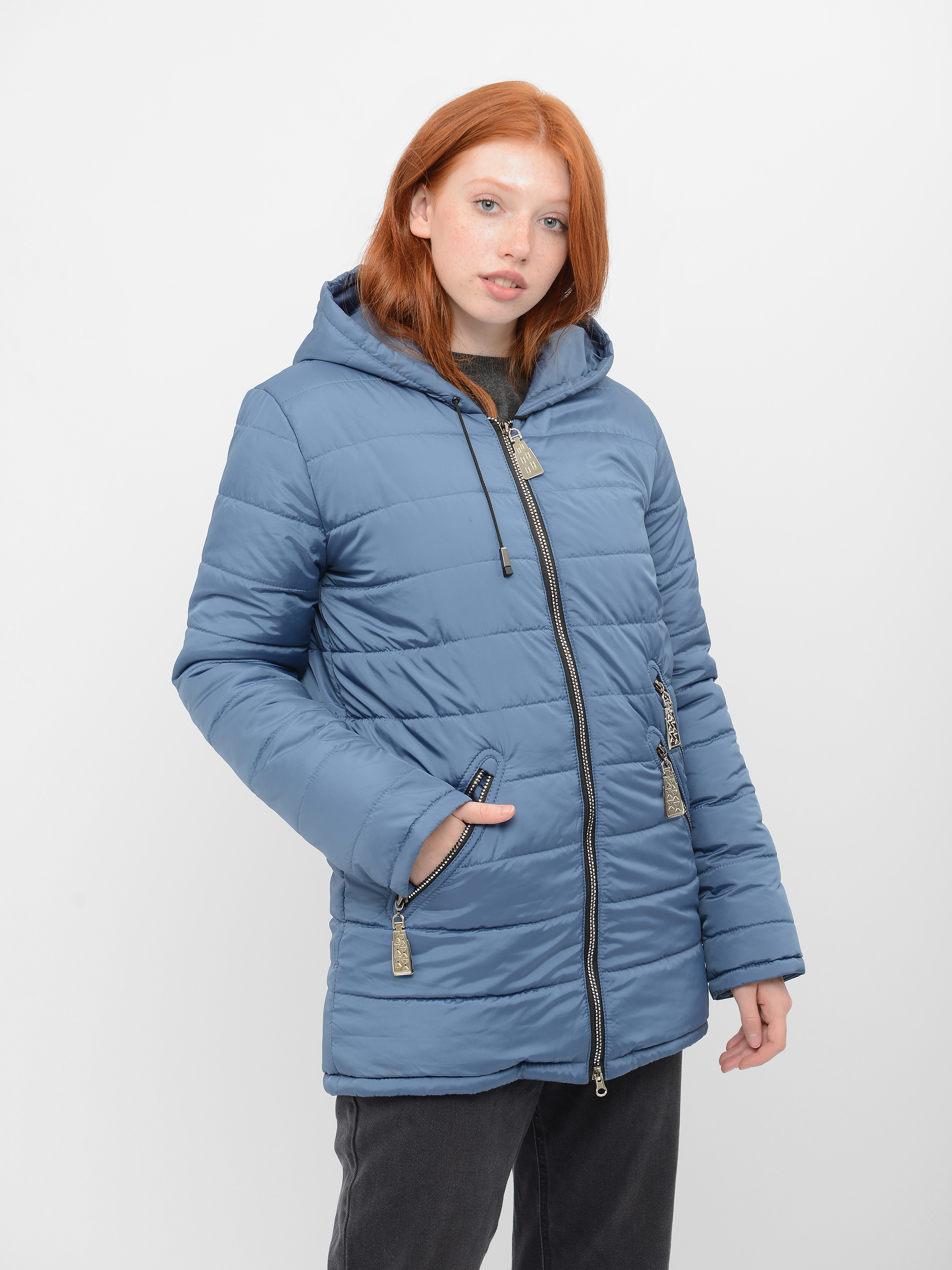 Pernella insulated outlet jacket balsam green