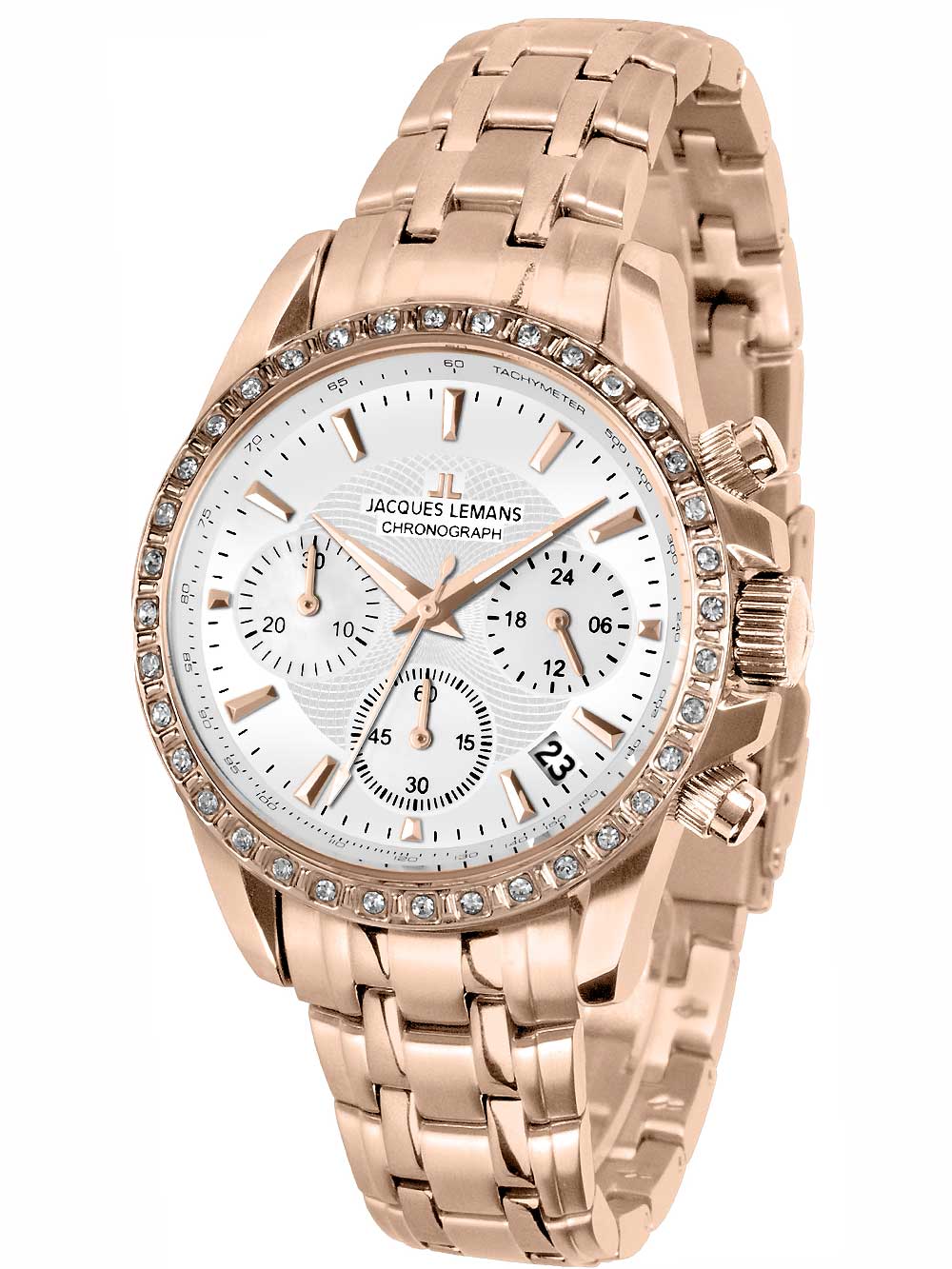 

Часы Jacques Lemans 1-1864E Liverpool Chronograph Damen 36mm 10ATM