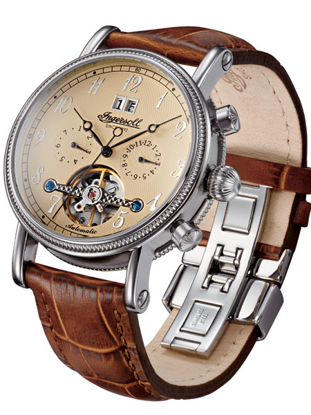 

Часы Ingersoll IN1800CR Richmond Herren Automatik 42mm 3ATM