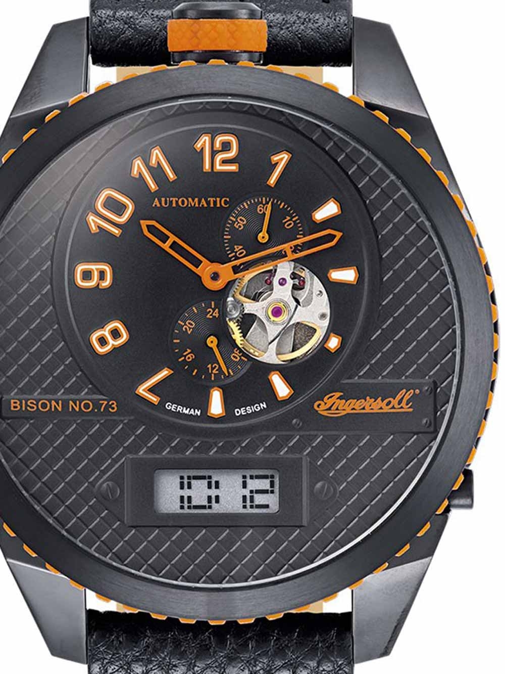 

Часы Ingersoll IN1716BBKO Automatik Herren 55mm 10ATM
