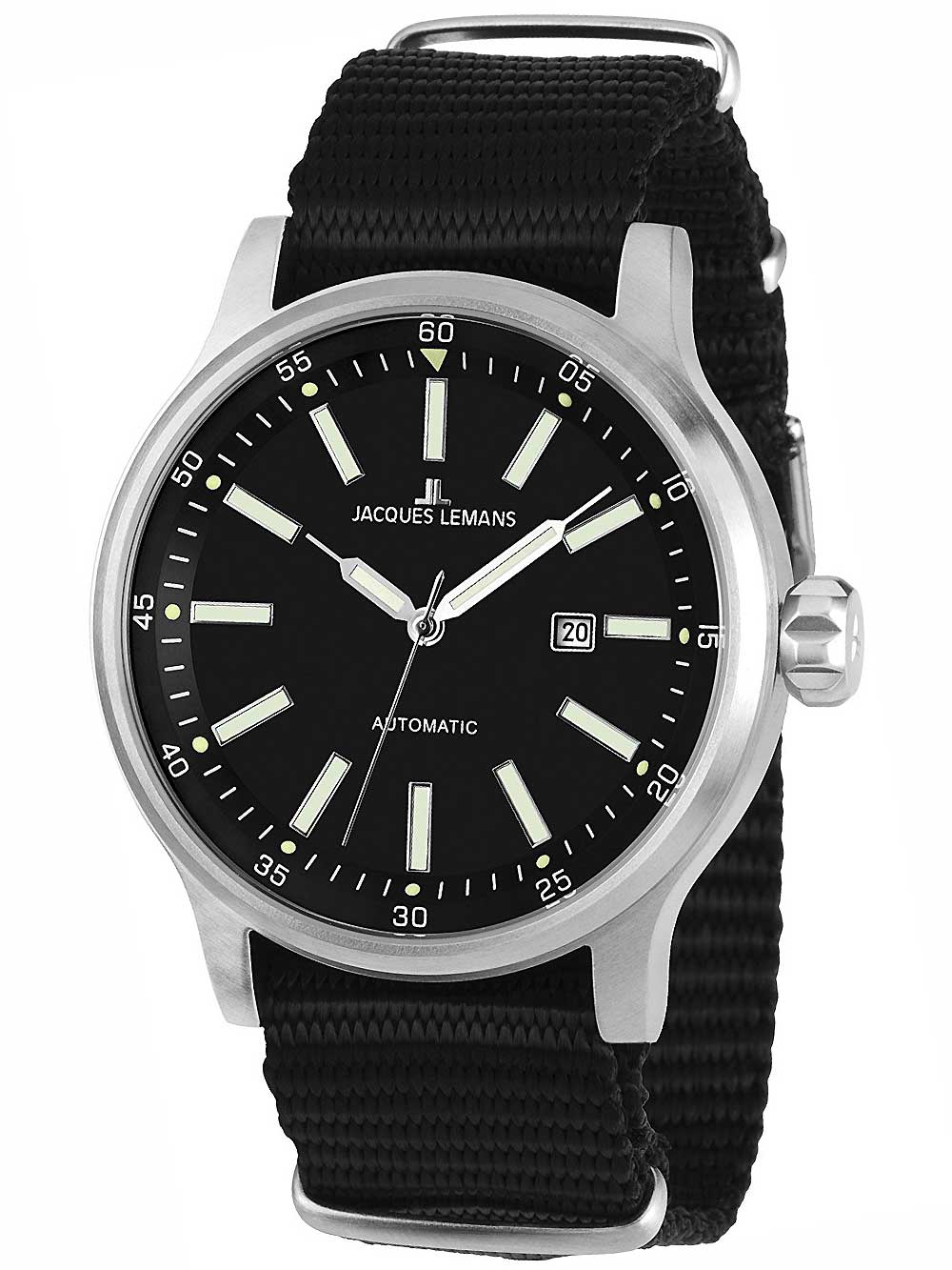 

Часы Jacques Lemans 1-1723D Porto Herren Automatik 48mm 10ATM