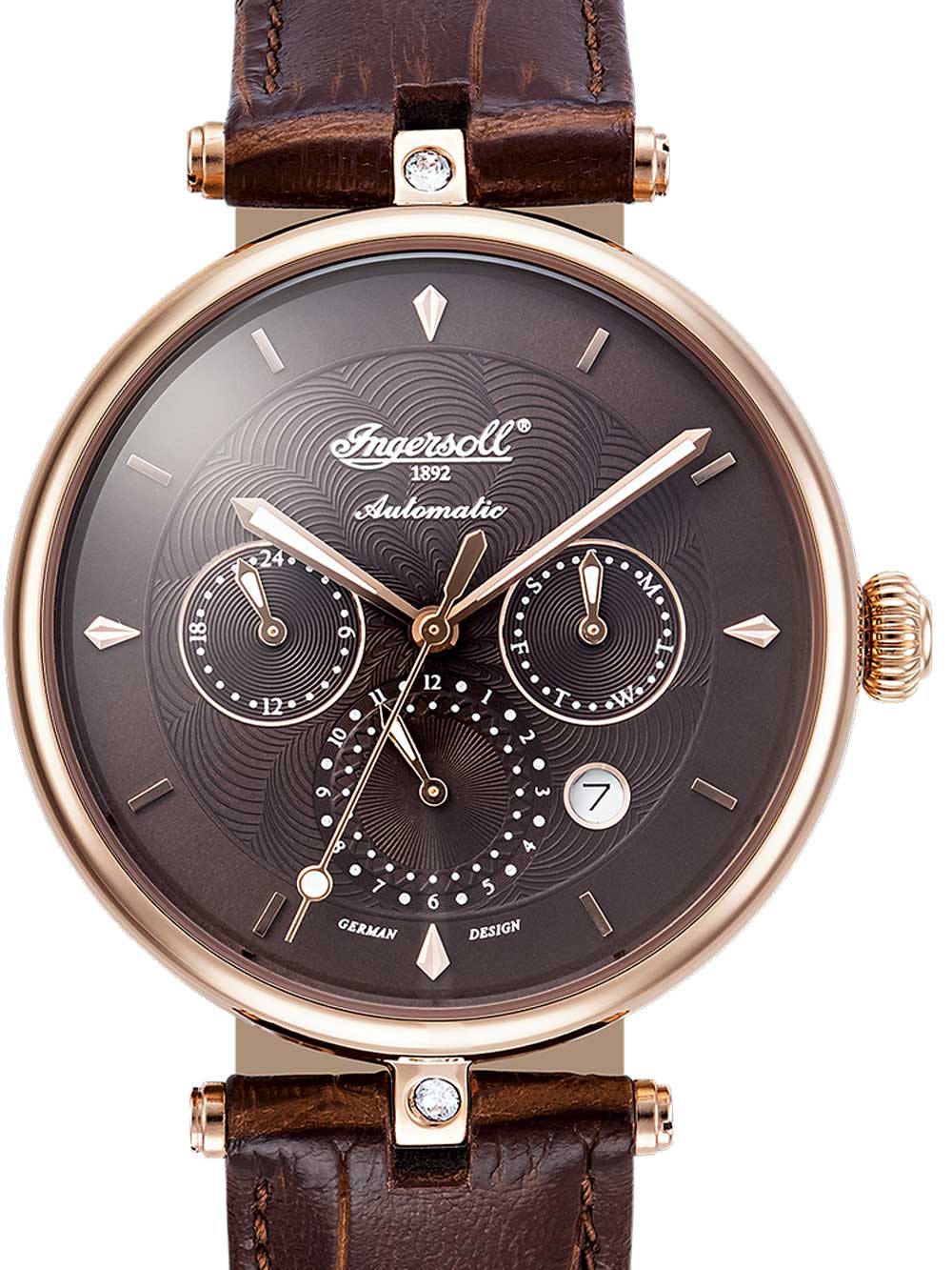 

Часы Ingersoll IN1318RBR Shawnee Damen Automatik 38mm 3ATM