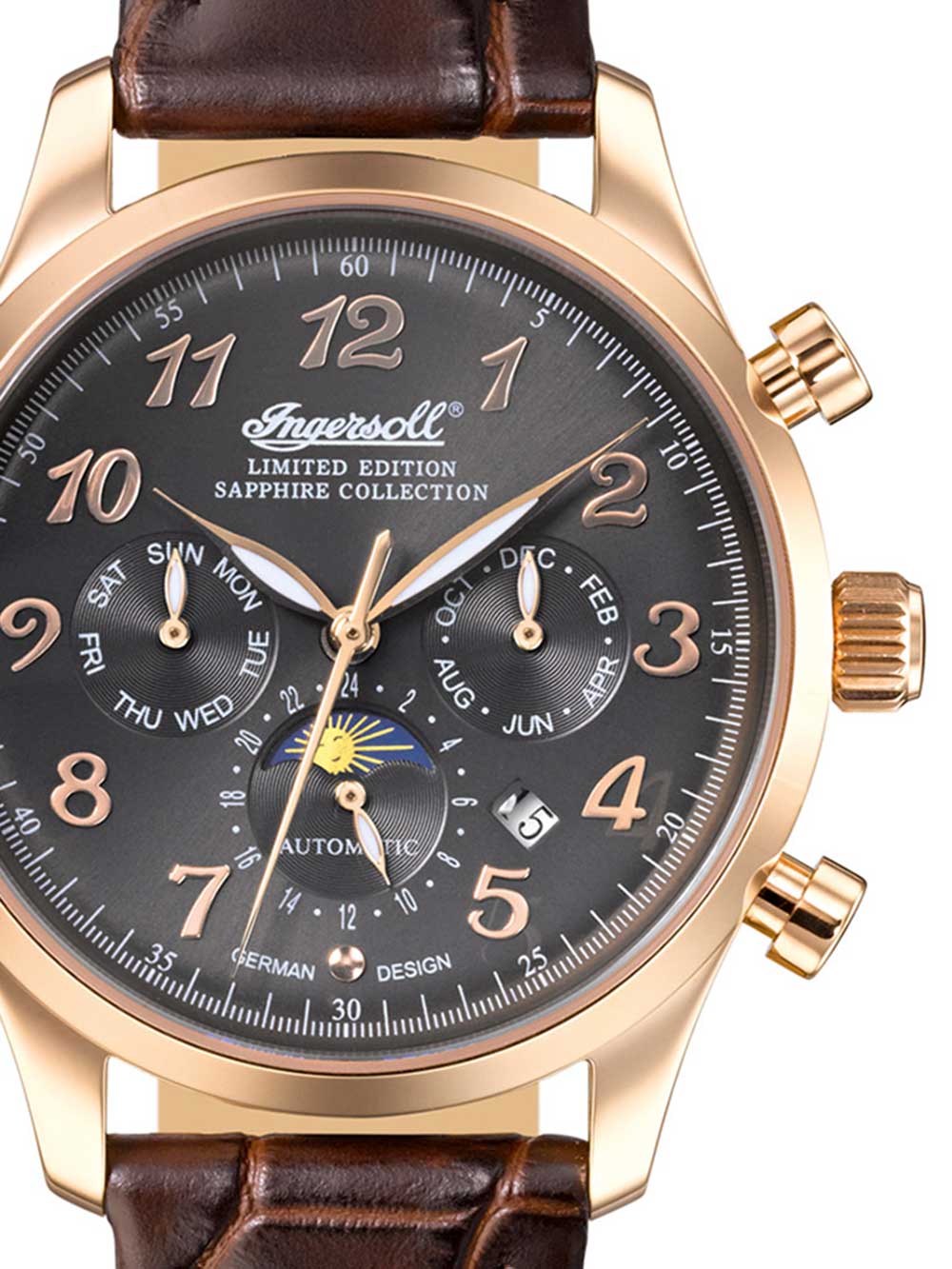 

Часы Ingersoll IN1420RGU Santa Anna II Automatik 40mm 3ATM