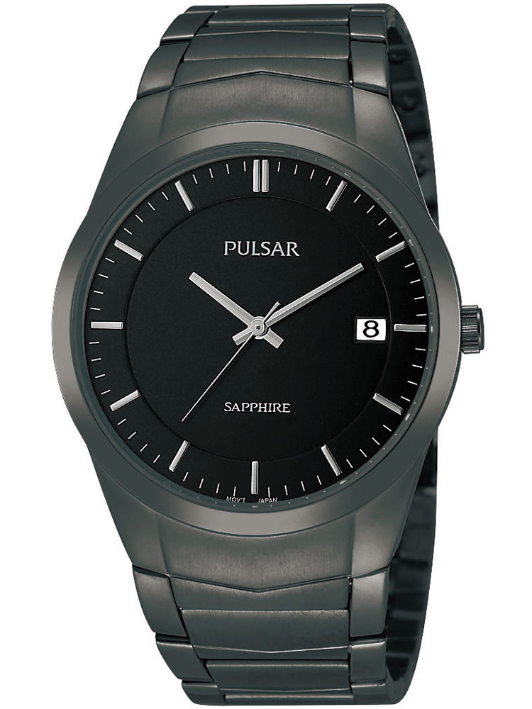 

Часы Pulsar PS9141X1 Herrenuhr schwarz mit Saphirglas