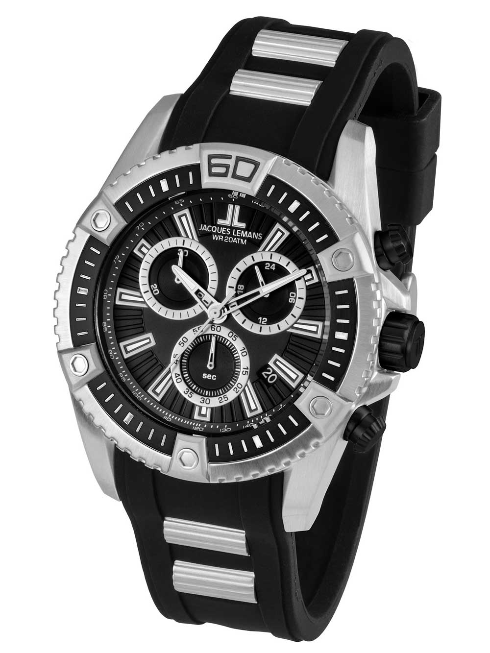 

Часы Jacques Lemans 1-1805B Liverpool Herren Chrono 46mm 20ATM