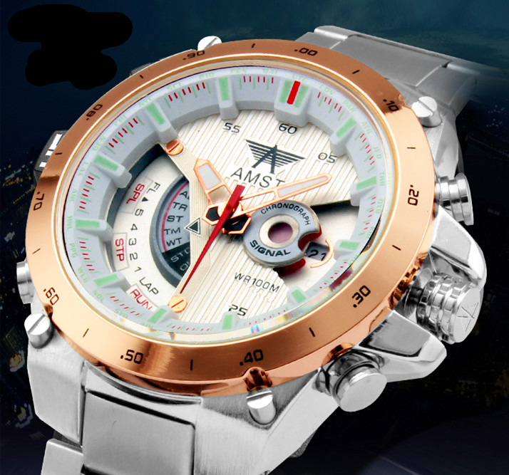 

Часы мужские наручные AMST 3008 Rose Gold