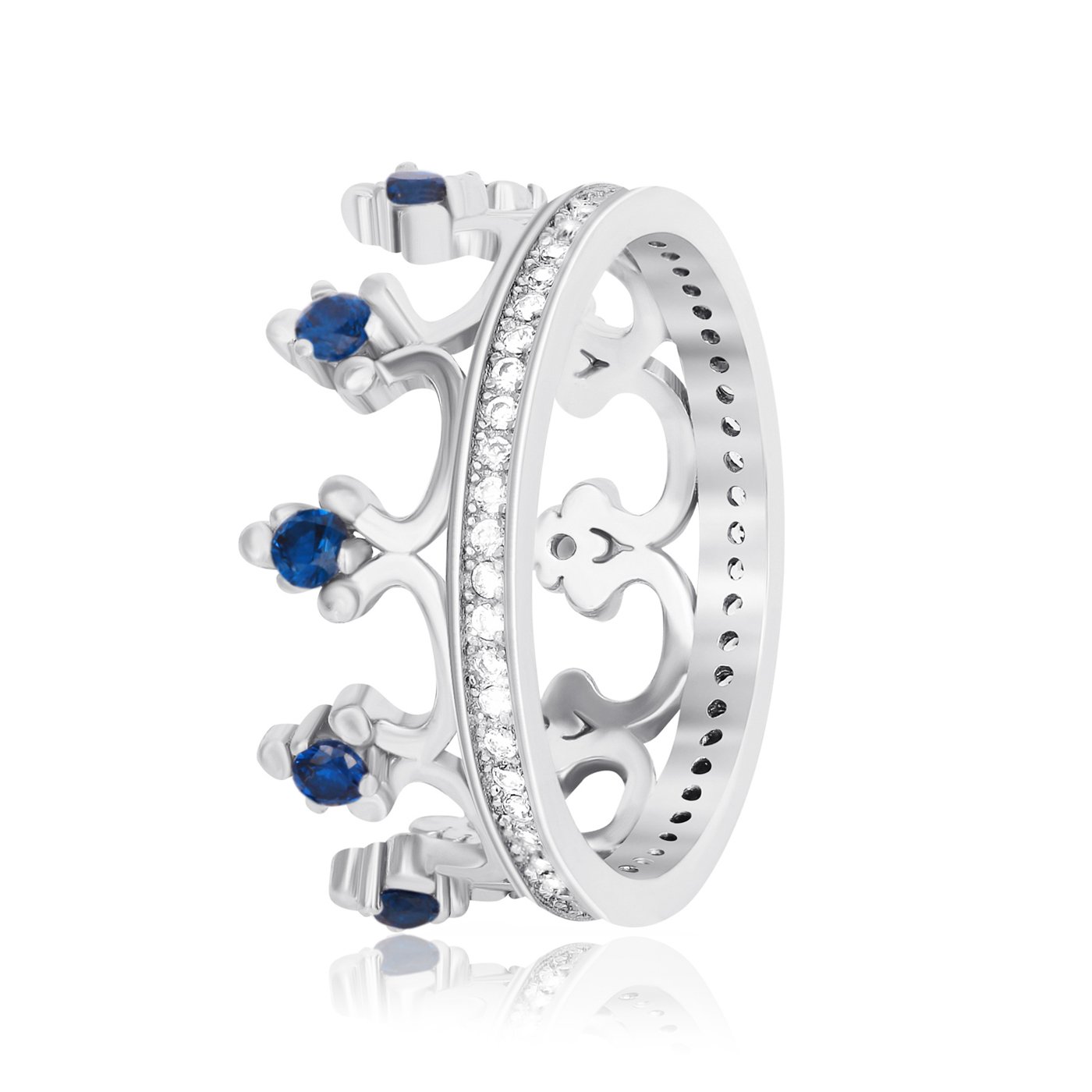 

Серебряное кольцо Silvex925 с фианитом 15.9 мм модели КК2ФС/910-В