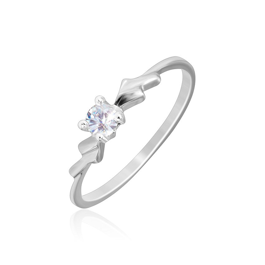 

Серебряное кольцо Silvex925 с фианитом 15.2 мм модели К2Ф/045-А