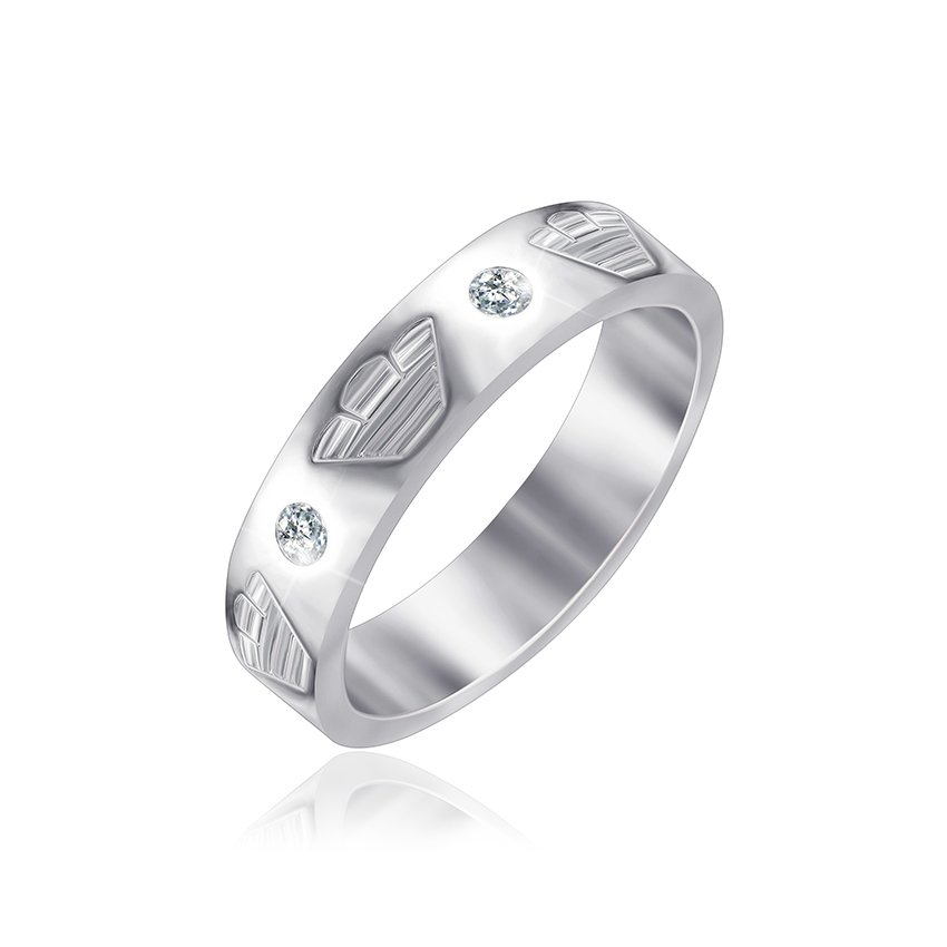 

Серебряное кольцо Silvex925 с фианитом 17.1 мм модели К2Ф/477-Ж