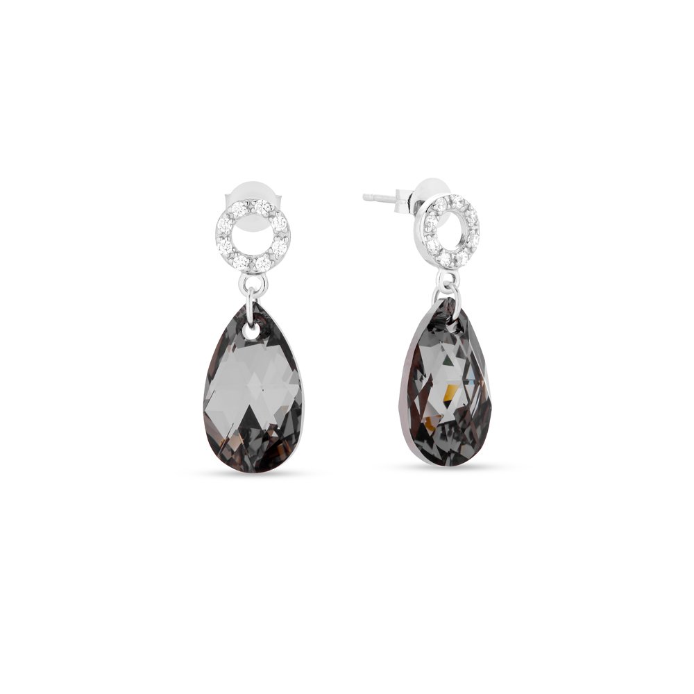 

Серебряные серьги SPARK Mandorla со Swarovski модели KCK610616SN