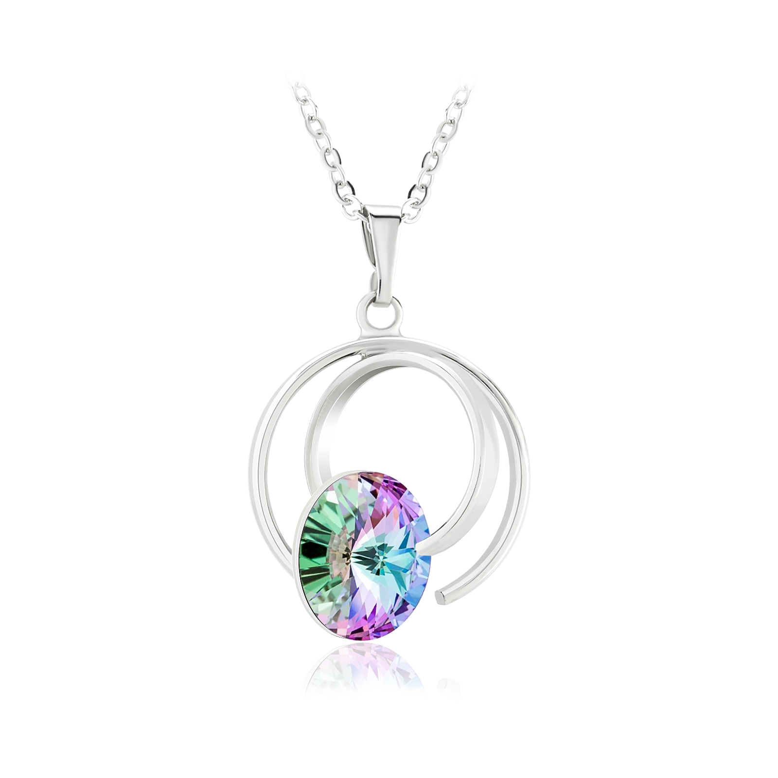 

Подвеска с цепочкой KOBI ICEDGE с кристаллом Swarovski модели 7430-6108-22-32