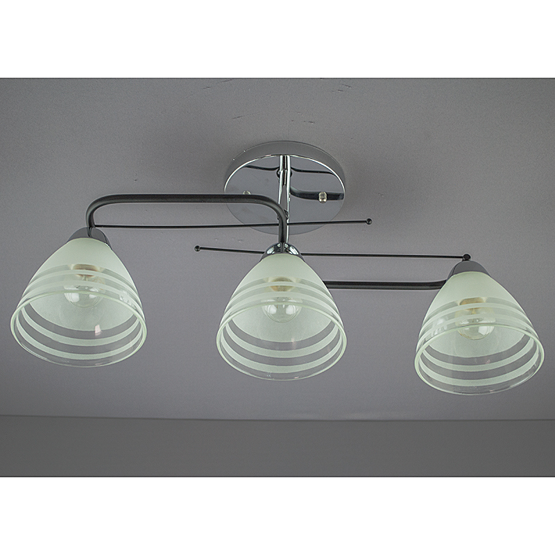 

Люстра Light House SH-12630/3 CR+BK хром