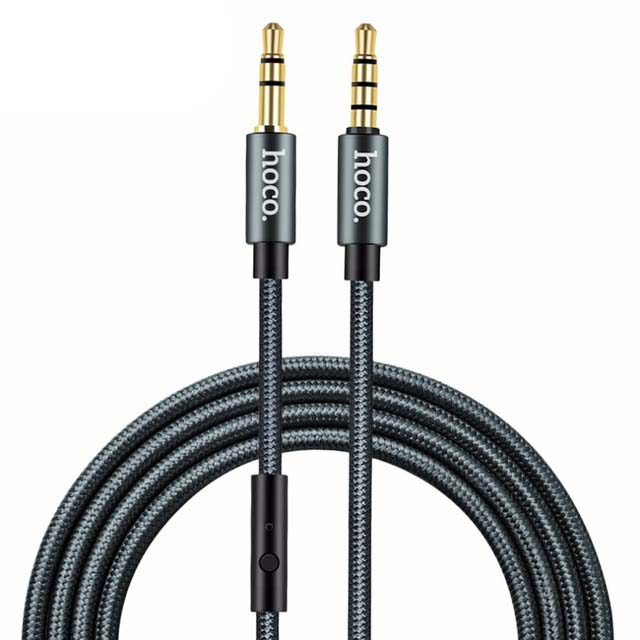 

AUX cable 3.5mm HOCO UPA04 с Mic Серый