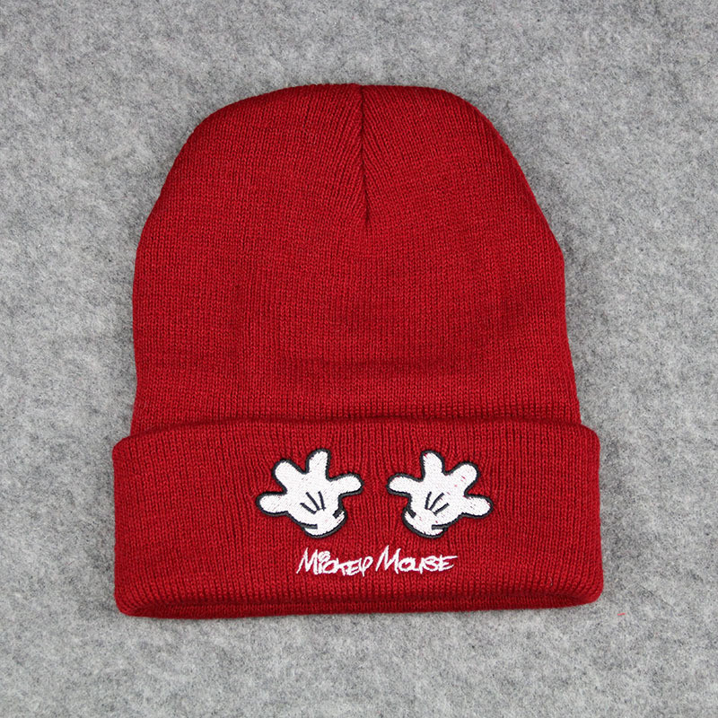 

Шапка детская Mickey Mouse 46 - 50 см серая D00889 бордовая D00889