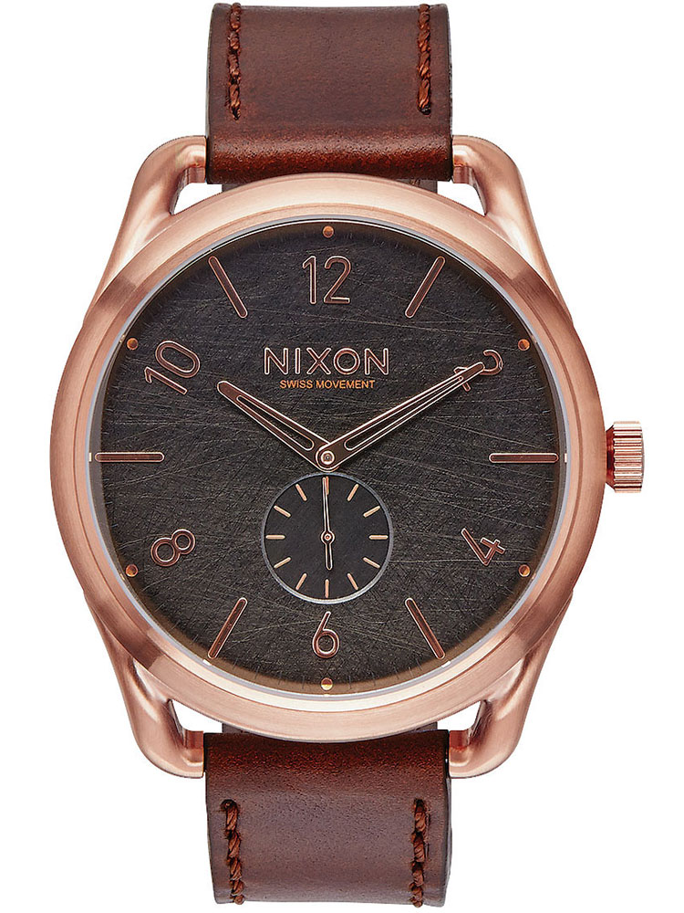 

Часы NIXON A465-1890 C45 Leather Rose Gold Brown 45mm 10ATM