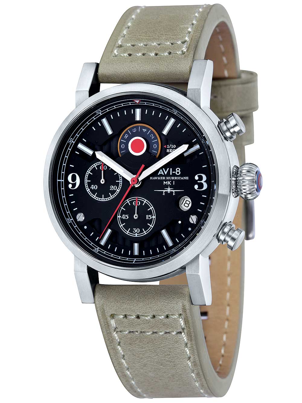 

Часы AVI-8 AV-4041-02 Hawker Hurricane Chrono 42mm 5ATM