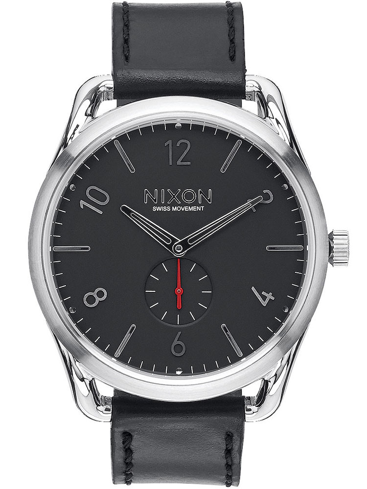 

Часы NIXON A465-008 C45 Leather Black Red 45mm 10ATM