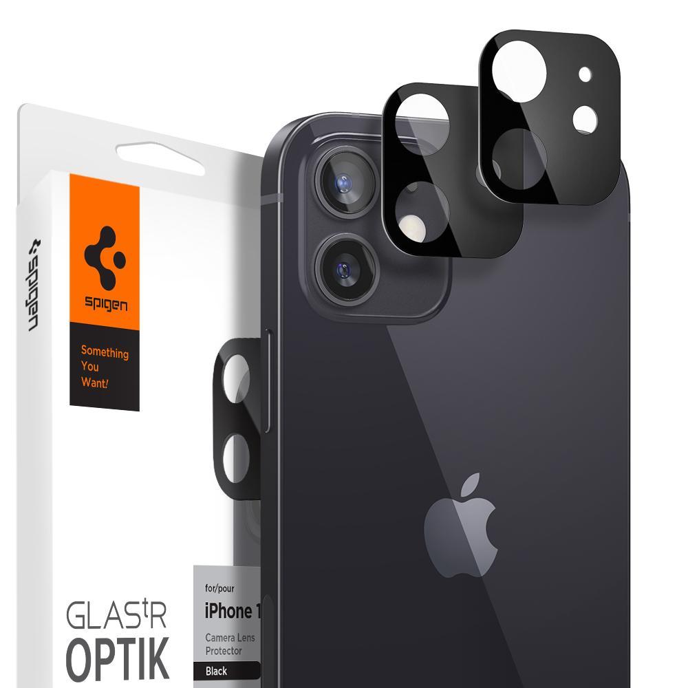 

Стекло на камеру Spigen GlastR Slim Optik Camera Lens 2-Pack для iPhone 12 Black