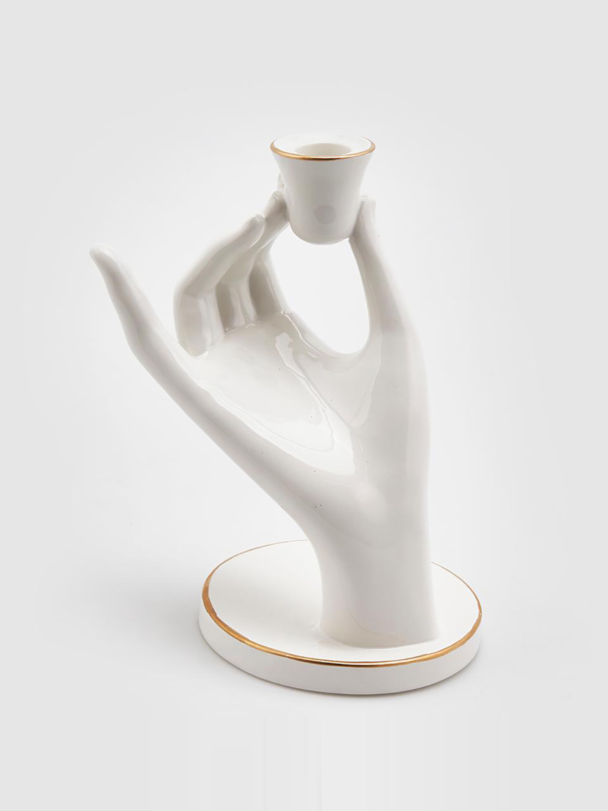 

Підсвічник ENZO DE GASPER "Рука" h-20