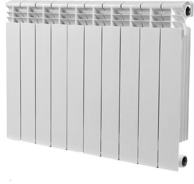 

Алюминиевый радиатор ALLTERMO (10 секций) (Белый) SUPER 500/100-11