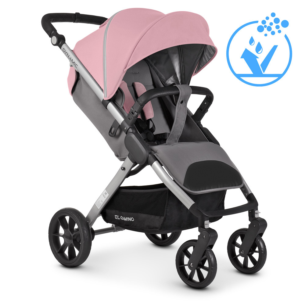 

Коляска детская ME 1053-1 DYNAMIC Pale Pink EL CAMINO