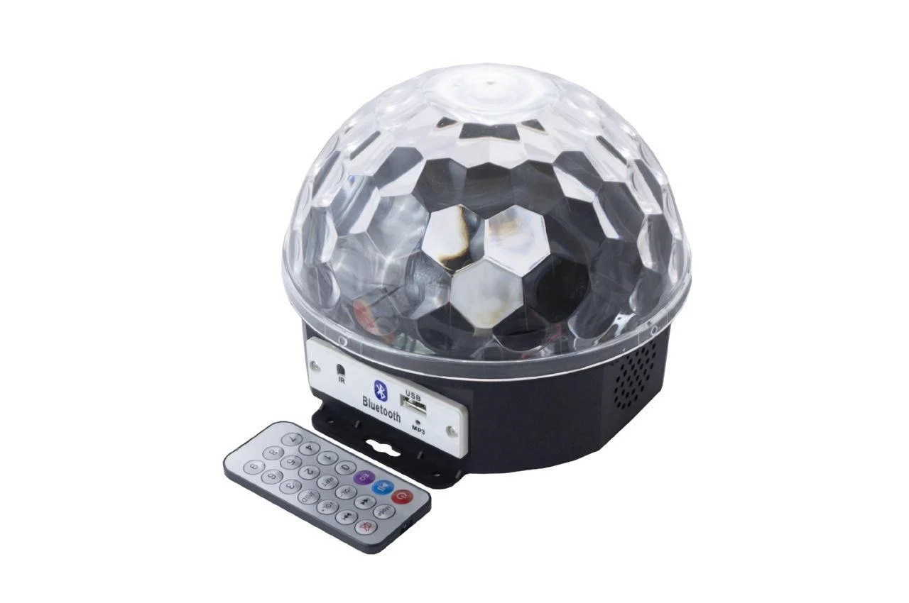 

Светодиодный диско шар Crownberg CB-0305 BT с мр3 та блютузом