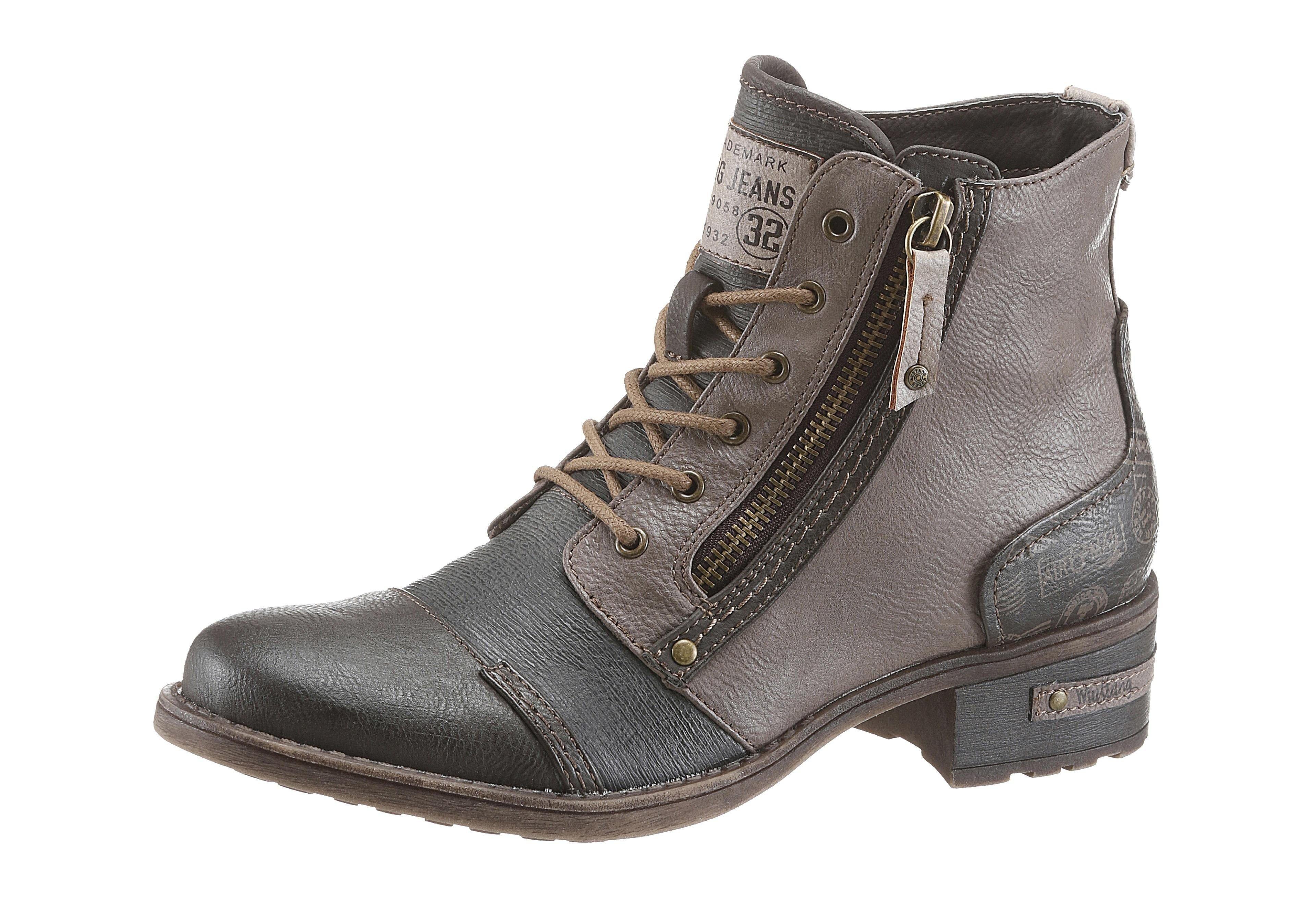 

Женские ботинки Mustang Shoes 37 коричнево-серый