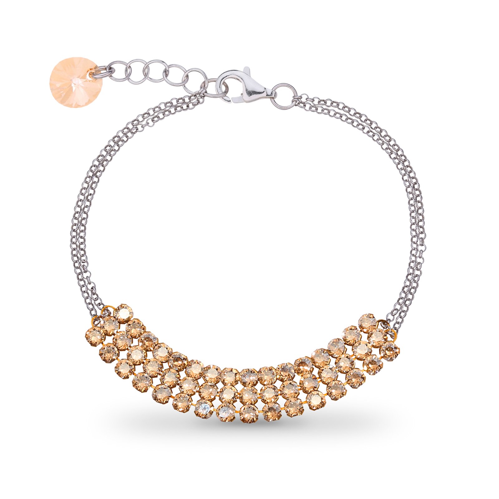 

Серебряный браслет SPARK Stylish со Swarovski модели B3MESH925GS