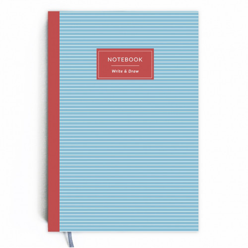 

Блокнот Gifty Write and Draw. Blue stripes