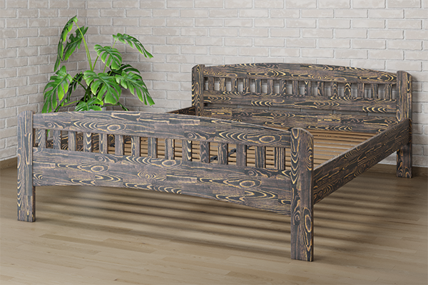 

Ліжко Camelia Розалія 120х200 Венге Дуб Олія