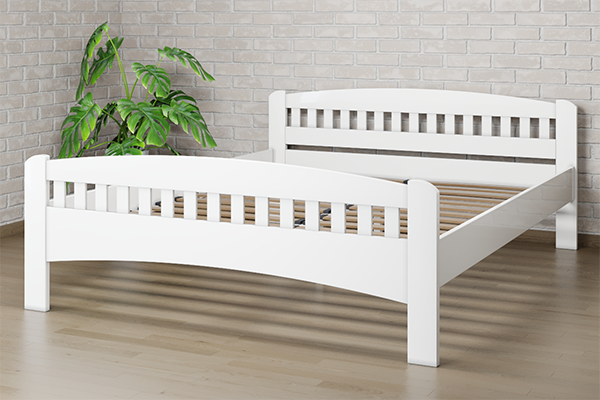 

Ліжко Camelia Розалія 140х190 Білий Бук Лак