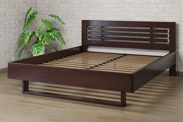 

Ліжко Camelia Лантана 120х200 Горіх темний Бук Лак