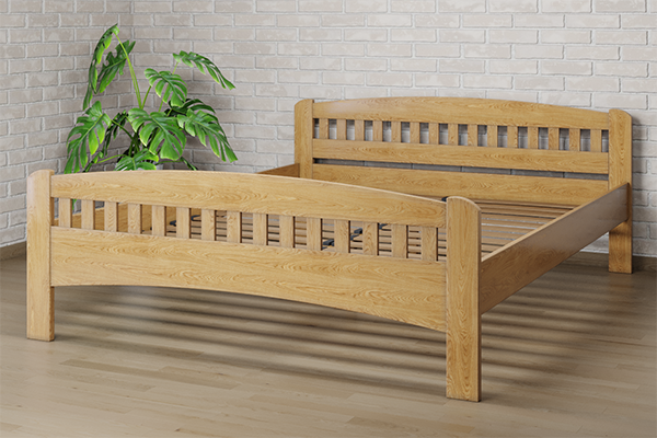 

Ліжко Camelia Розалія 120х200 Натуральний Сосна Лак