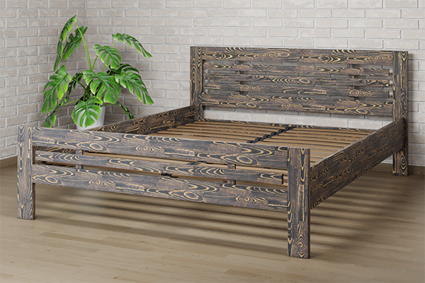 

Ліжко Camelia Фрезія 160х200 Венге Сосна Лак