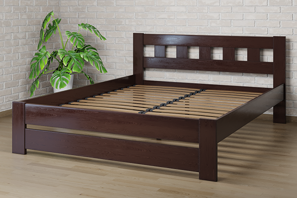 

Ліжко Camelia Сакура 120х200 Горіх темний Дуб Лак