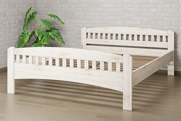 

Ліжко Camelia Розалія 140х190 Білий Бук Олія